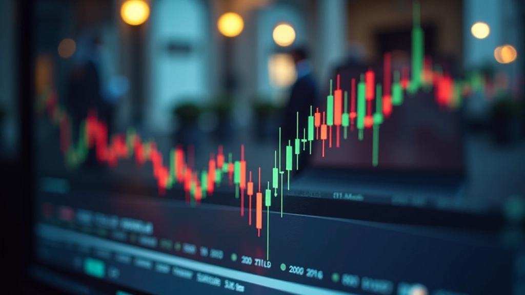 Gráfico mostrando níveis de suporte e resistência em análise técnica de mercados financeiros