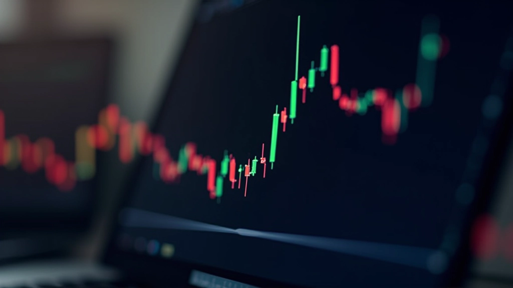 Indicador MACD com linhas cruzando e histograma colorido